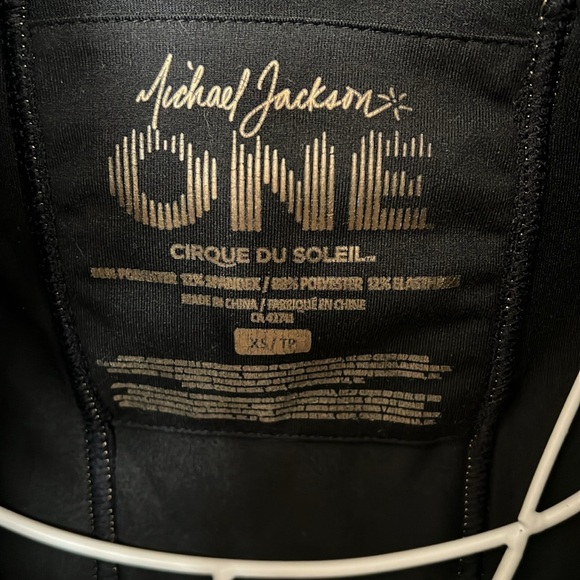 Michael Jackson MJ One 2013 Cirque de Soleil Zip up sweater Hoodie  Black XS/TP - Picture 3 of 5